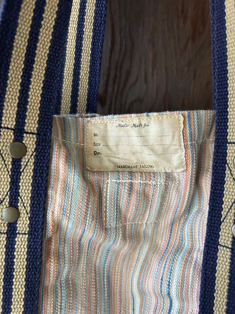 kapital/トートバッグ/キャピタル/ストライプトートバッグ/ビックトート