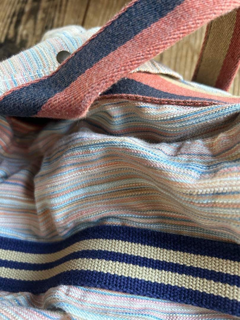 kapital/トートバッグ/キャピタル/ストライプトートバッグ/ビックトート