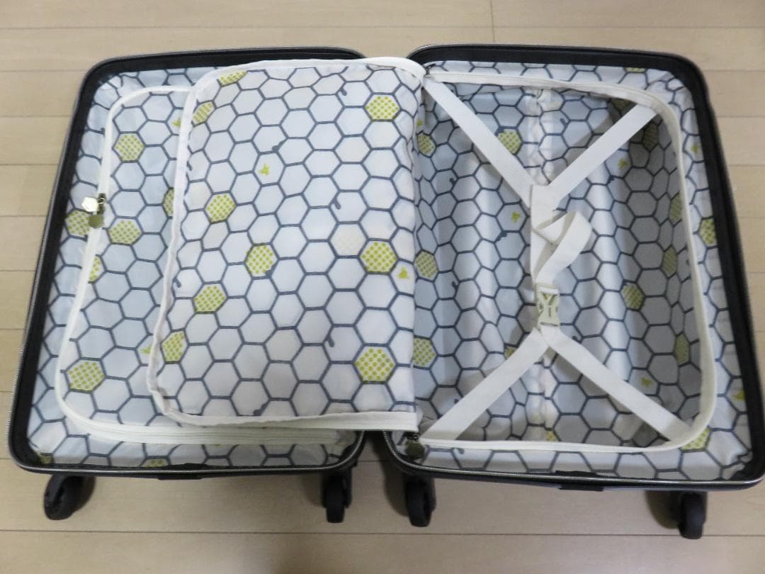 エース ハント マイン スーツケース 4輪 ブラック　機内持込可