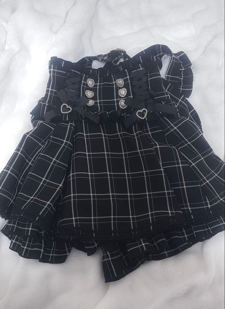 LIZLISA レースアップサスペンダー付スカパン リズリサ