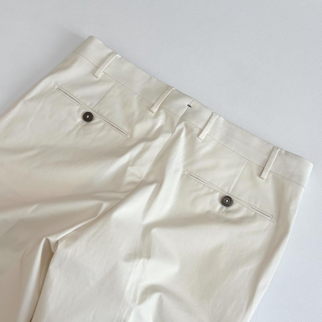 別注 ベルウィッチ スラックス dandisetan イタリア L オフホワイト