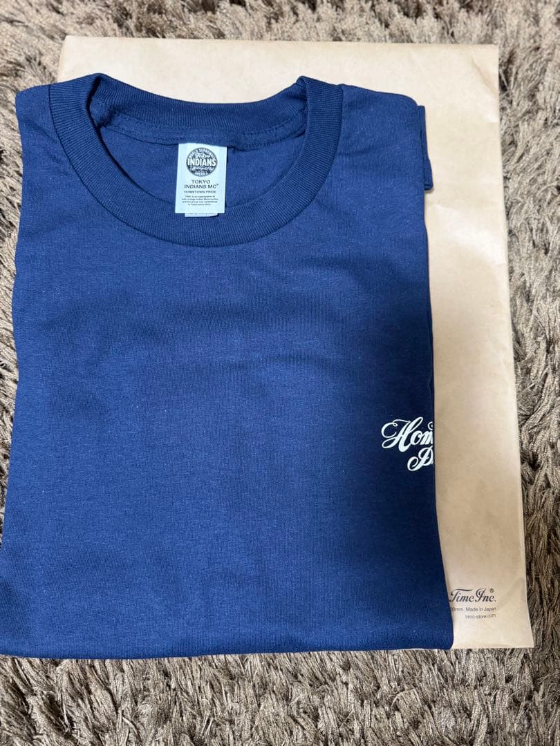 新品未使用　東京インディアンズ　ロンT ネイビー