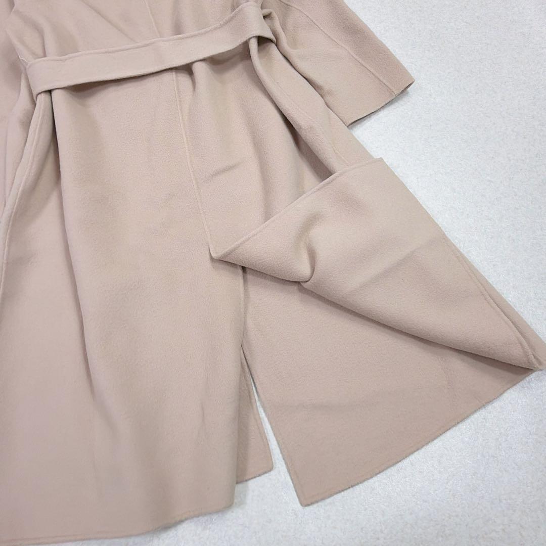 シップス MANTECO リバーコート ロング 36 ゆったり　ピンク