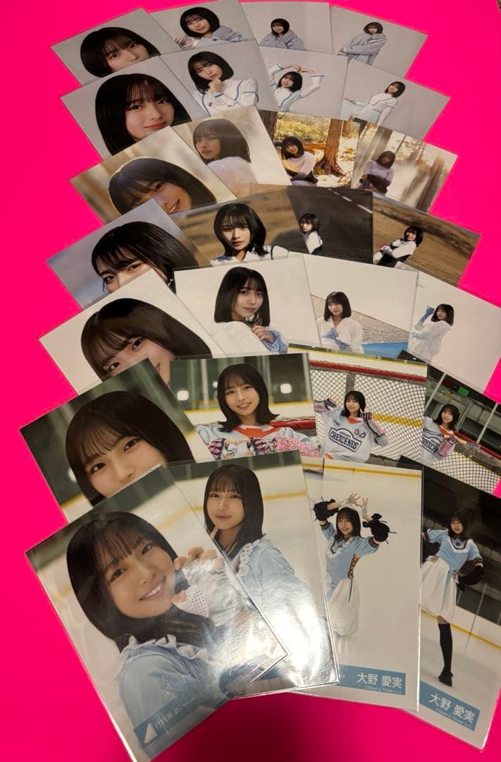 大野愛実　日向坂46 生写真　クリフハンガー　クレッシェンド　28種コンプ