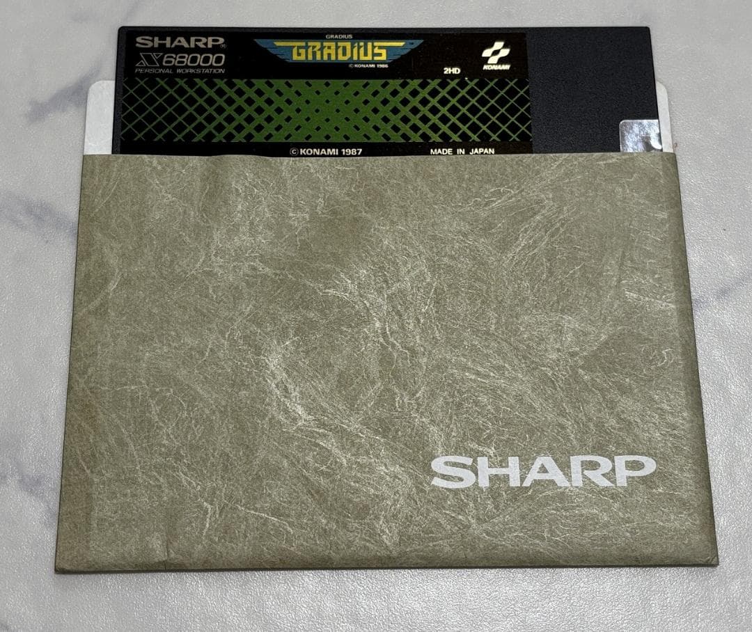 【非売品 X68000】グラディウス ＧＲＡＤＩＵＳ 【ＳＨＡＲＰ純正部品】