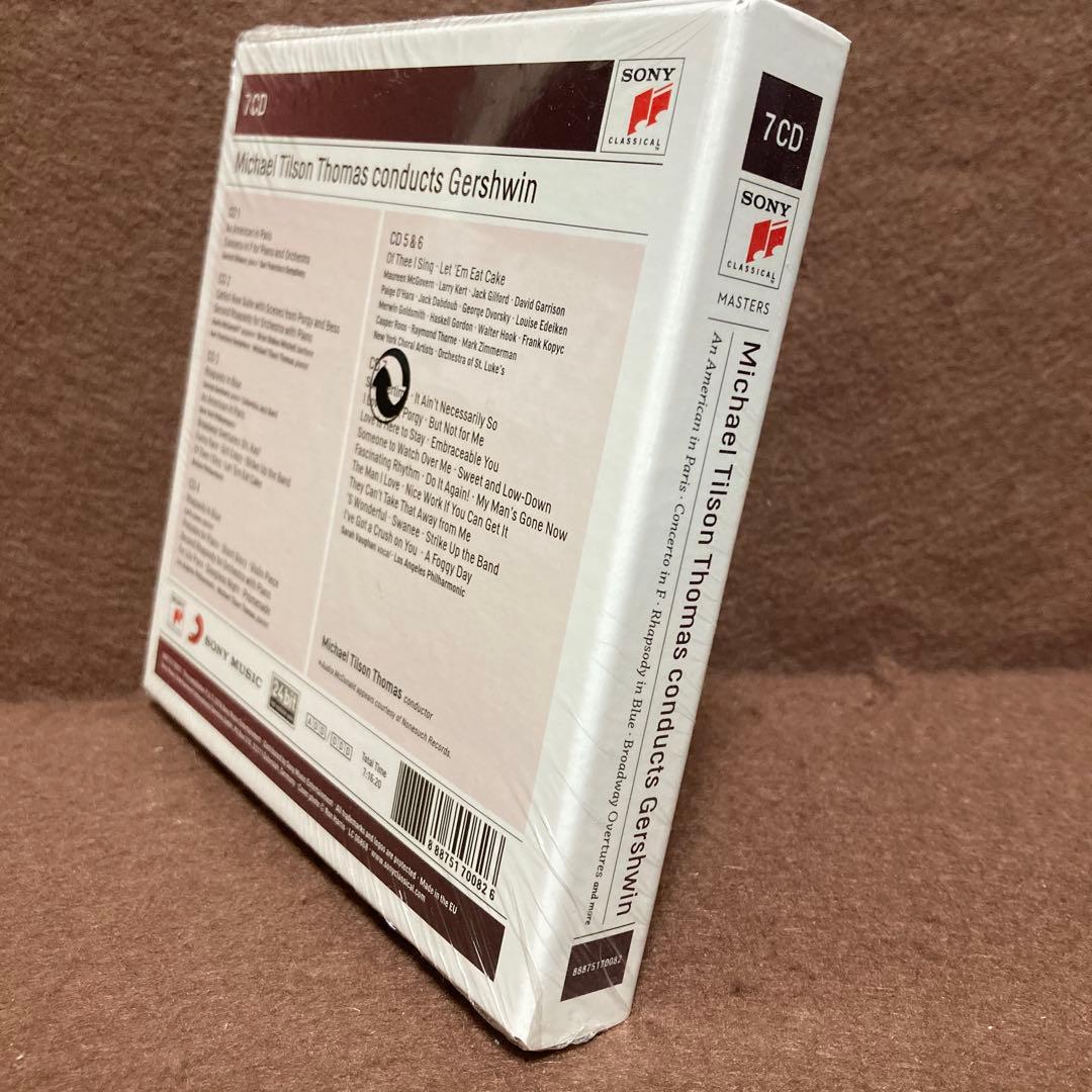 【7CD】マイケル・ティルソン・トーマス／ガーシュイン作品集 サラ・ヴォーン他