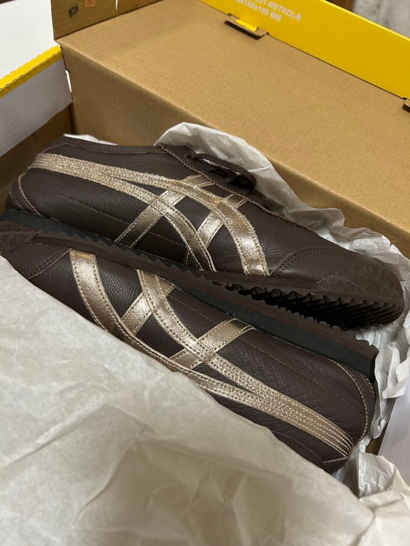 オニツカタイガー メキシコ 66 SD ブラウン 25.0