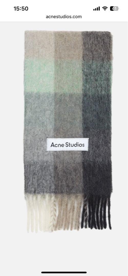 最終値下げ♡ACNE STUDIOS マフラー　正規品