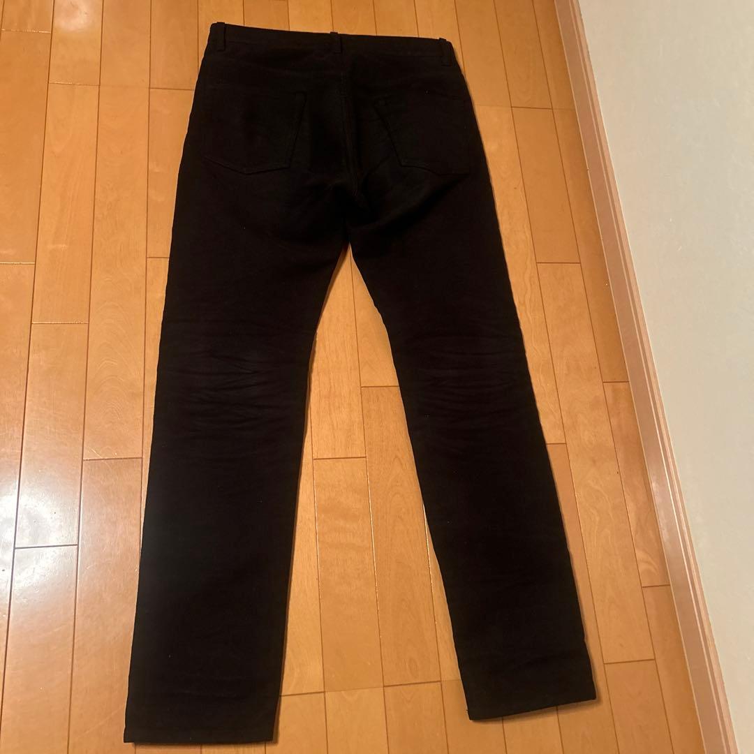 COMOLI モールスキン5Pパンツ　黒　サイズ3 2024FW