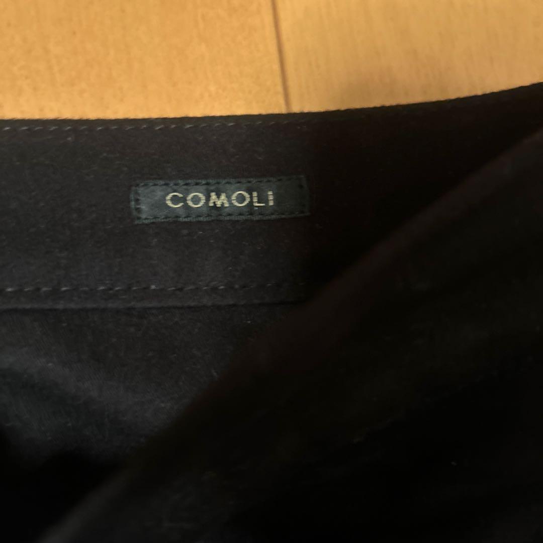 COMOLI モールスキン5Pパンツ　黒　サイズ3 2024FW