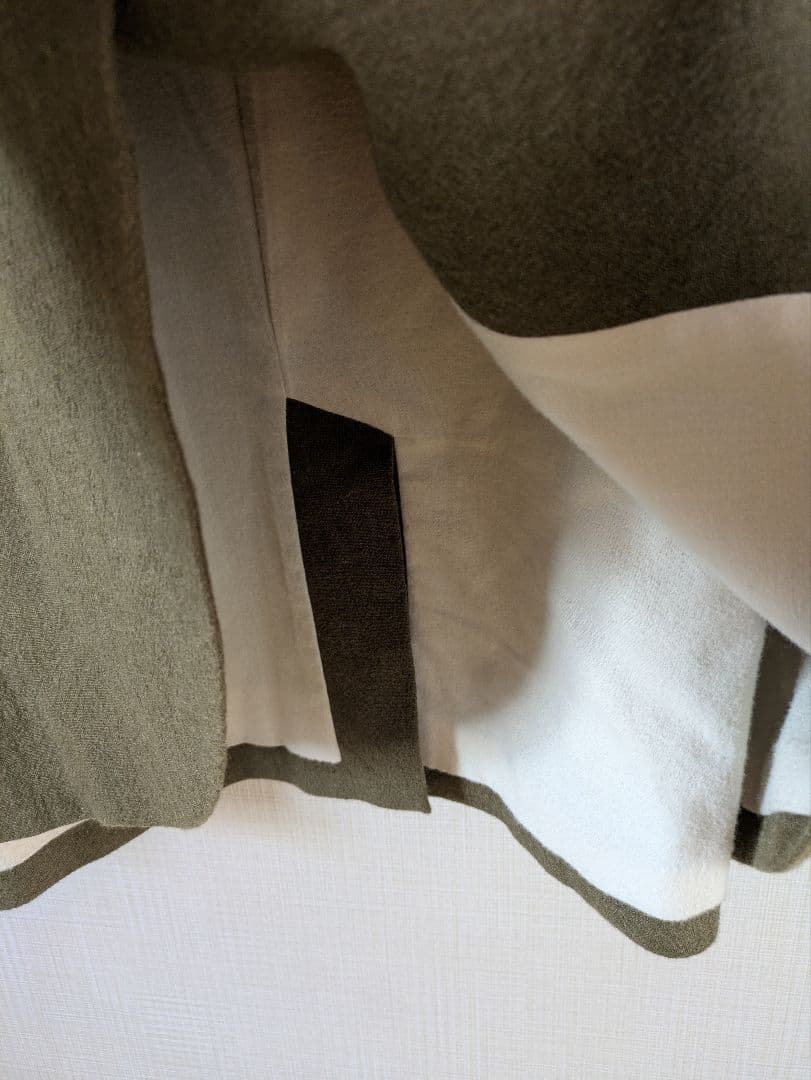 美品　MAGALI マガリ　リネンウールジャケット　カーキ