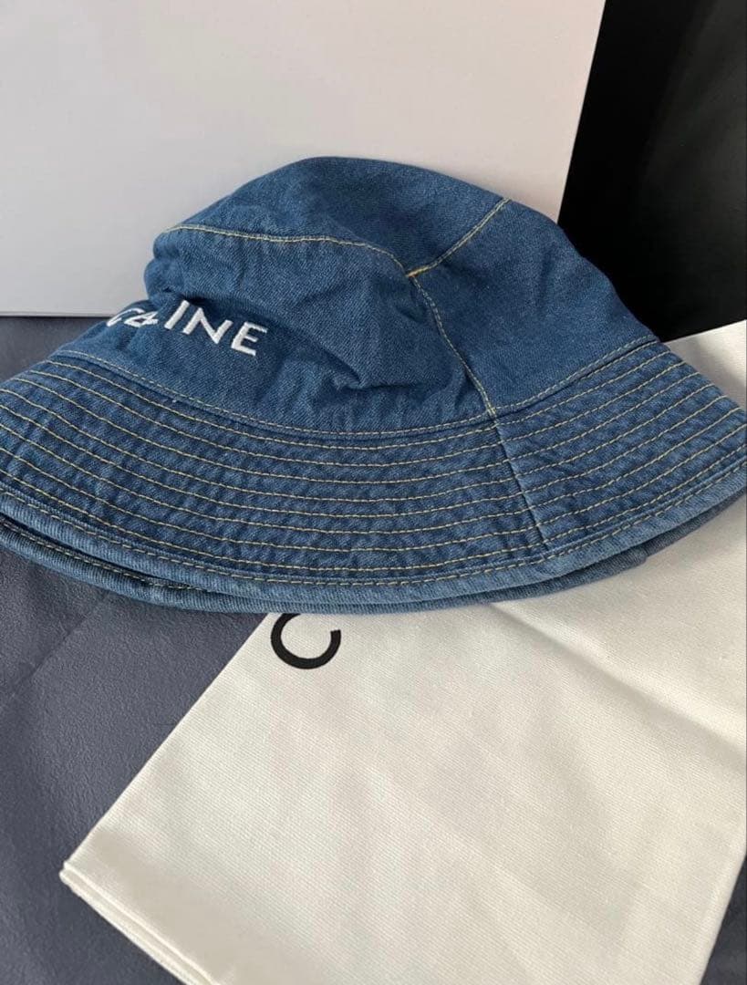 CELINE デニム バケットハット