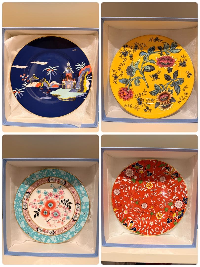 ウェッジウッド　ワンダーラスト　20cm プレート4枚セット