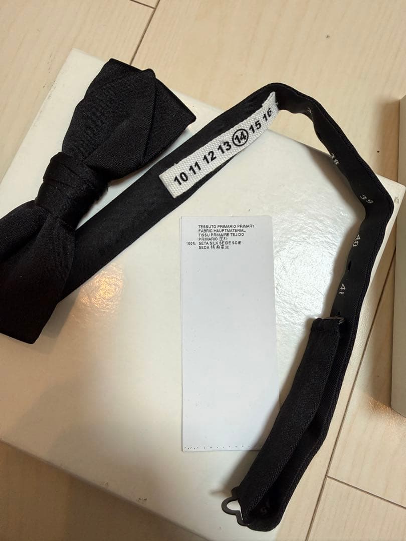 新品未使用　Margiela 2016ss シルク　蝶ネクタイ