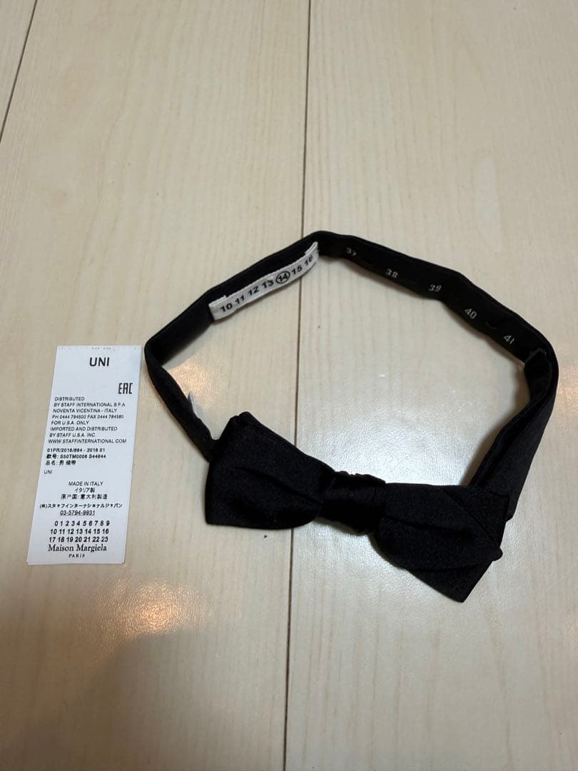 新品未使用　Margiela 2016ss シルク　蝶ネクタイ