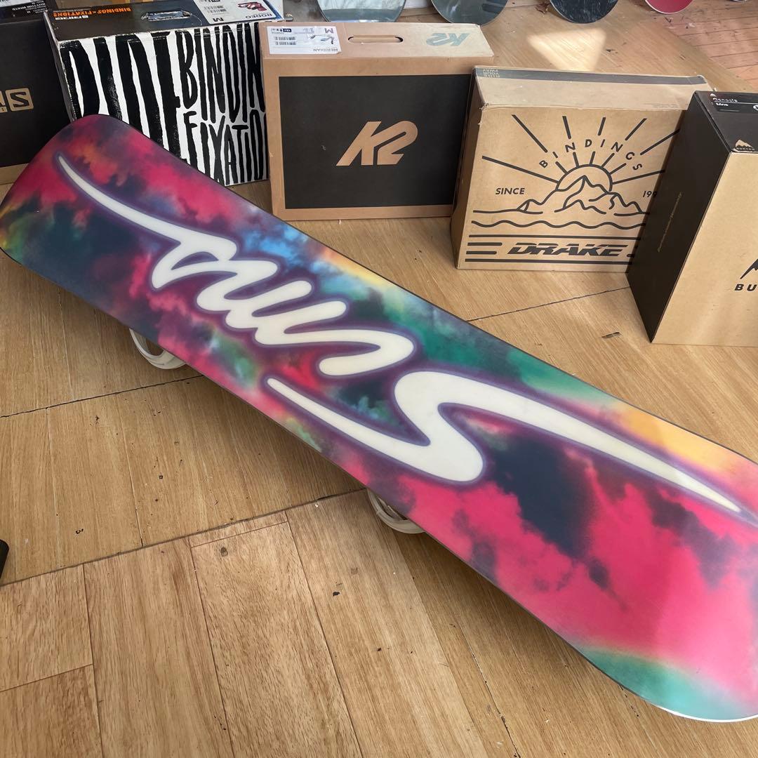 SIMS×SALOMON　サロモンバインディング付　希少138スノーボードセット