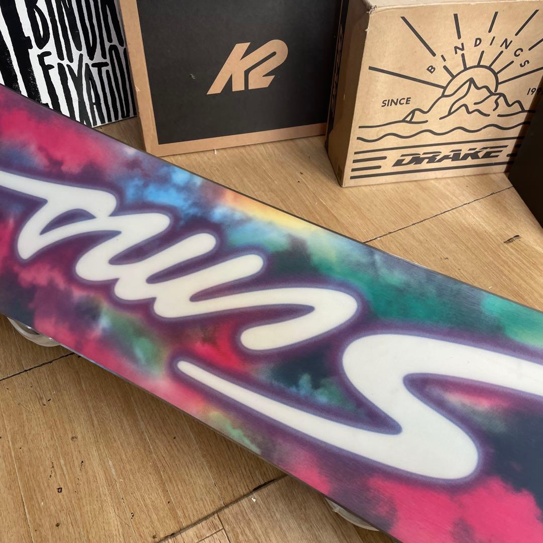 SIMS×SALOMON　サロモンバインディング付　希少138スノーボードセット