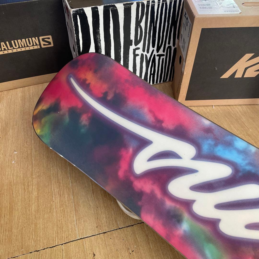 SIMS×SALOMON　サロモンバインディング付　希少138スノーボードセット