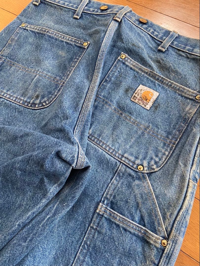 Carhartt ダブルニー デニム 80s 星タグ