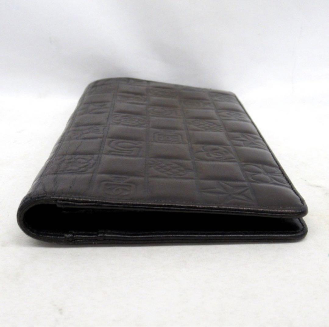 シャネル 長財布 二つ折り アイコンライン ココマーク エナメル