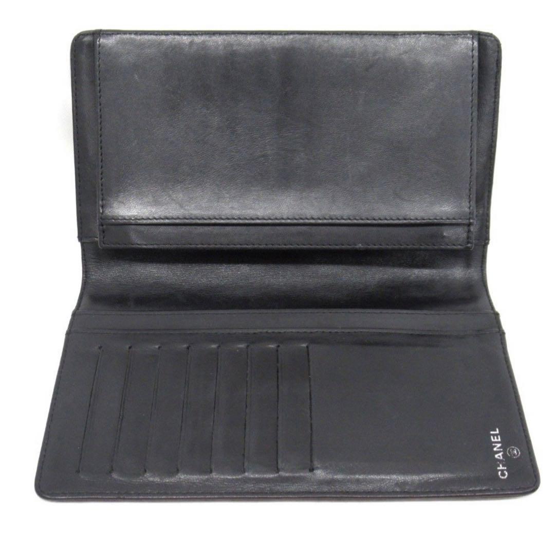 シャネル 長財布 二つ折り アイコンライン ココマーク エナメル