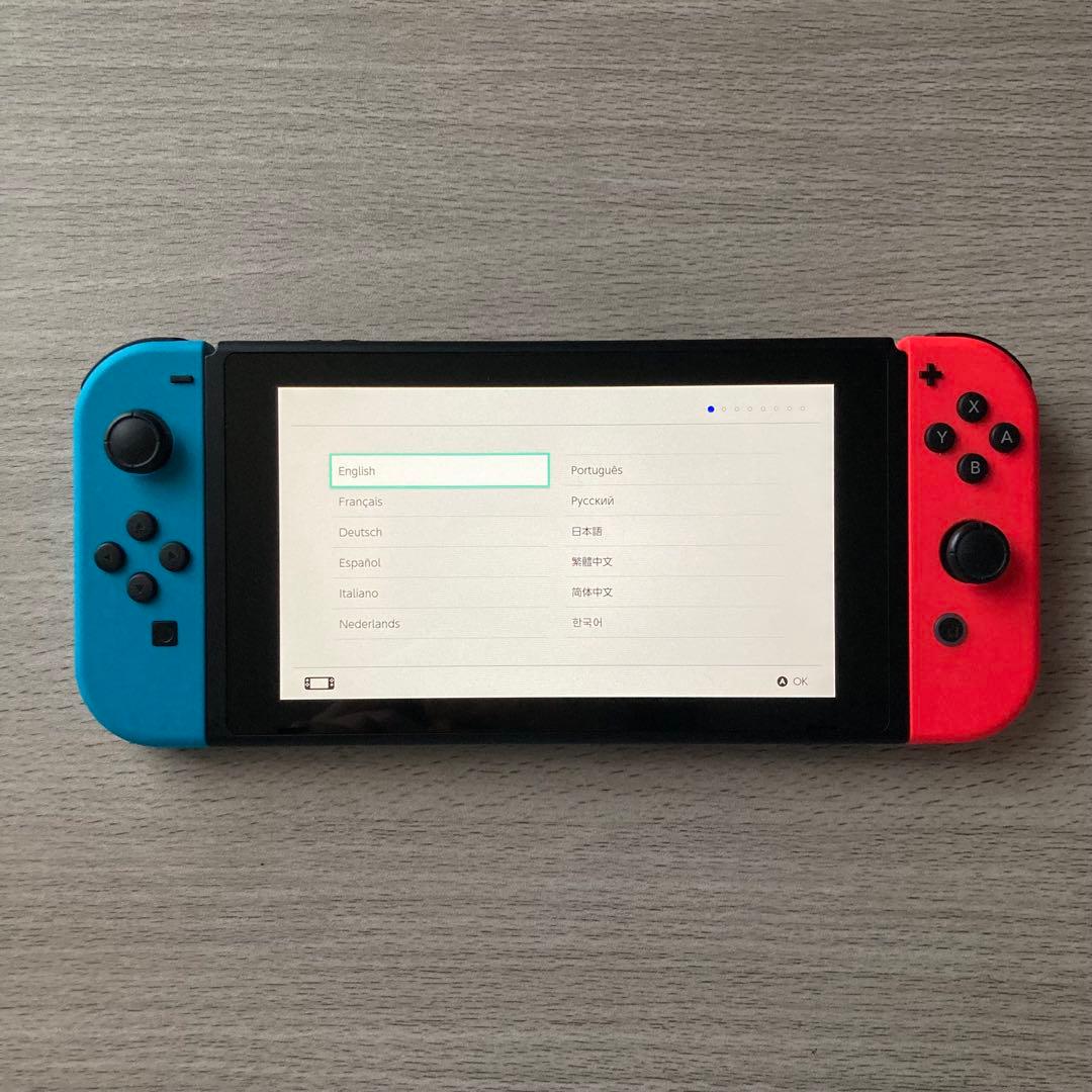 Nintendo Switch 本体 青/赤　ニンテンドースイッチ　箱付き