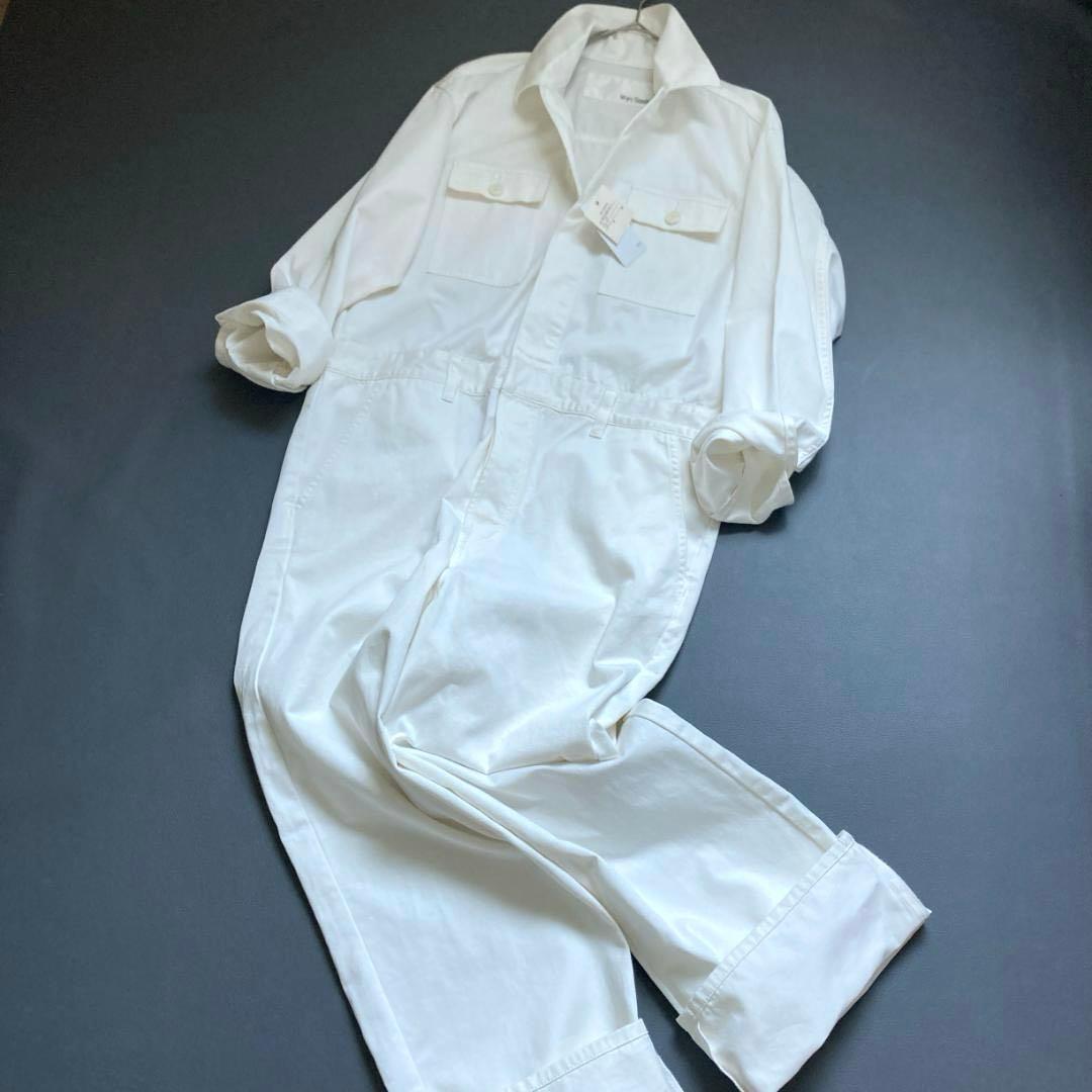 【Z 断捨離中】ウィムガゼット　2025ss ツイルジャンプスーツ 白
