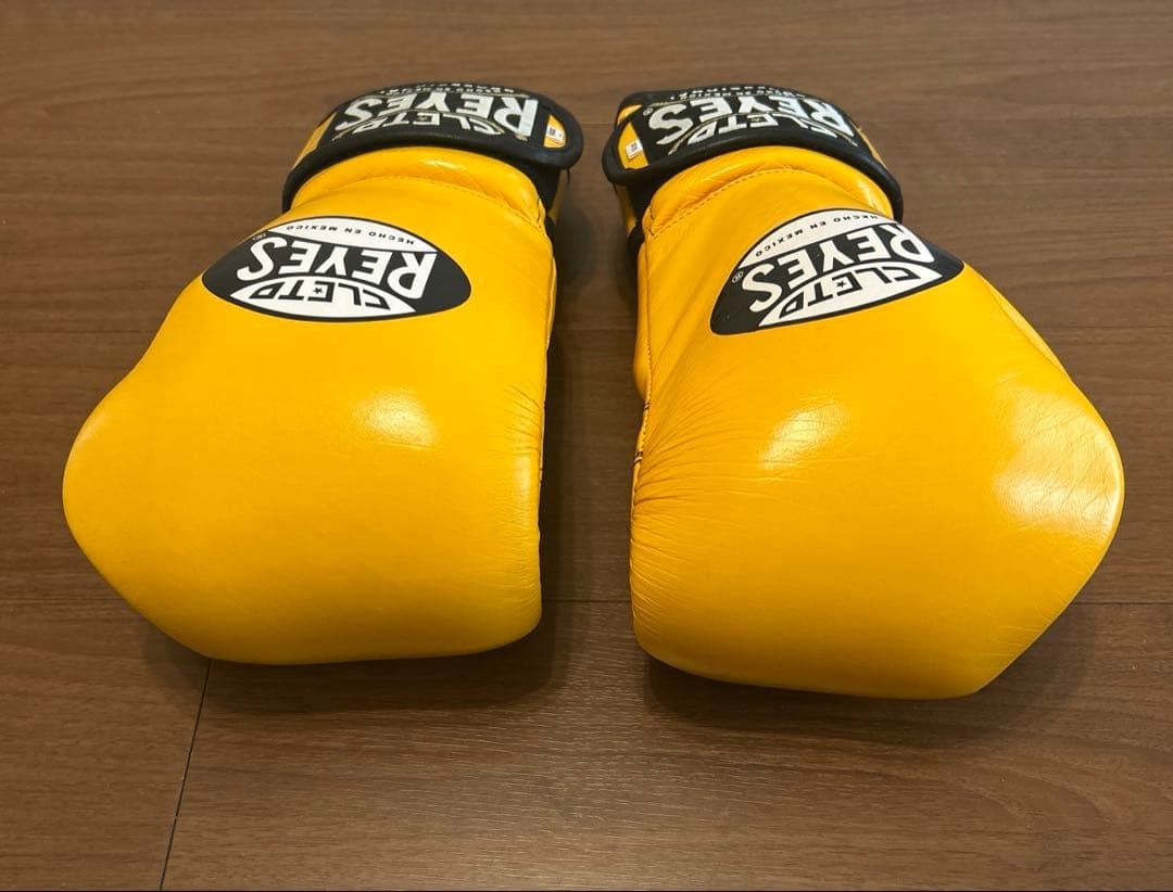 【美品】REYES 14oz　グローブ　黄色　イエロー