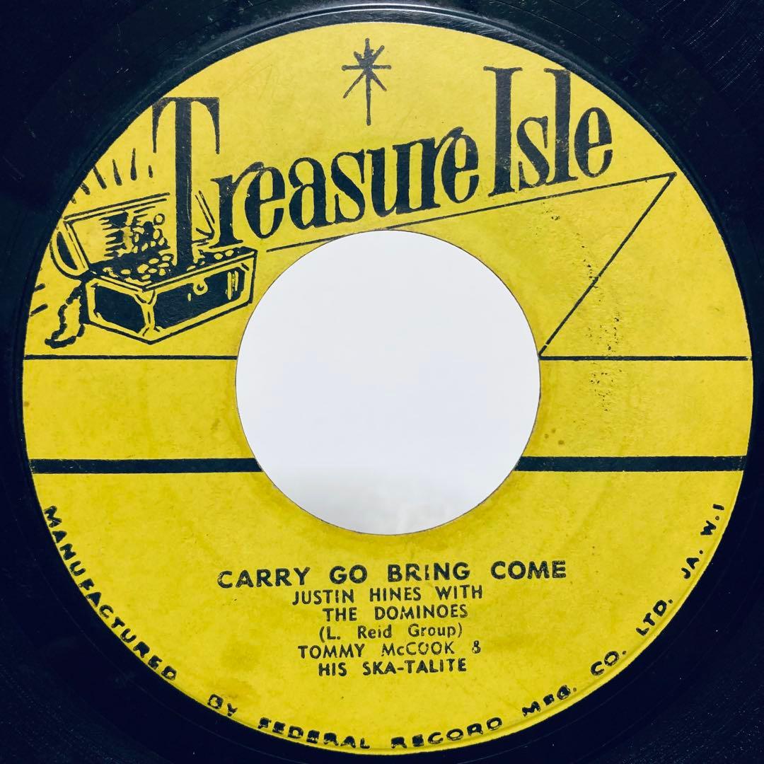 レゲエ JUSTIN HINES -CARRY GO BRING COME スカ