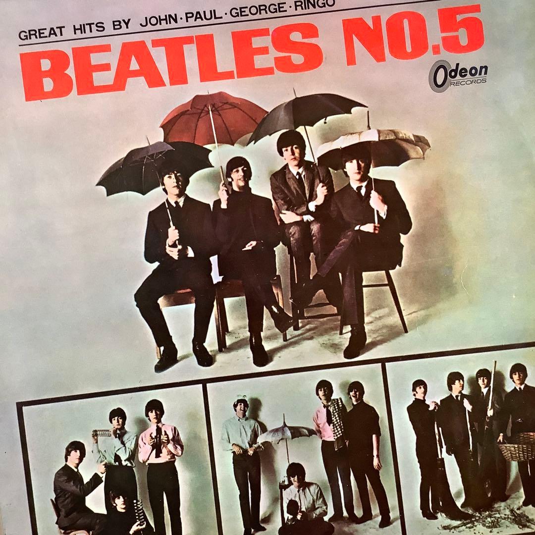 激レア! ビートルズ NO.5 1965年初版盤 赤盤 1stプレス