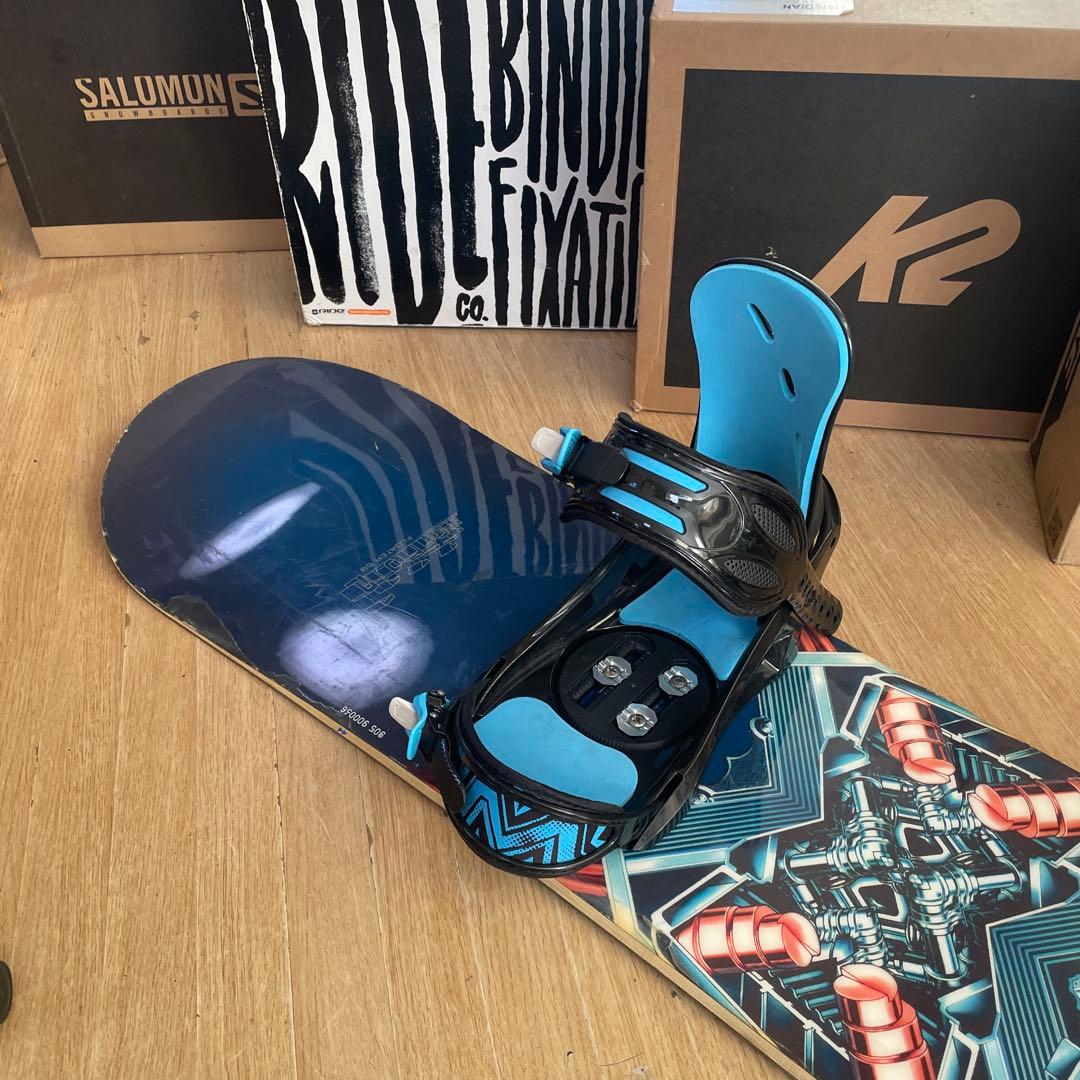 BURTON×MORROW　バートン　スノーボードセット　バインディング付