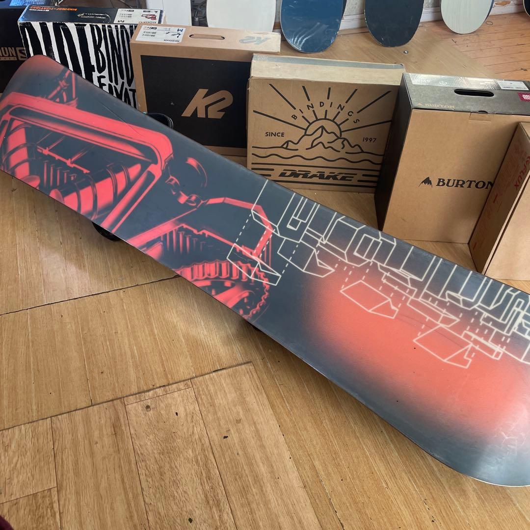 BURTON×MORROW　バートン　スノーボードセット　バインディング付