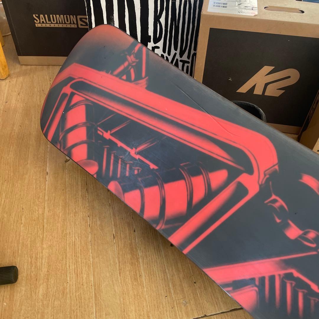 BURTON×MORROW　バートン　スノーボードセット　バインディング付