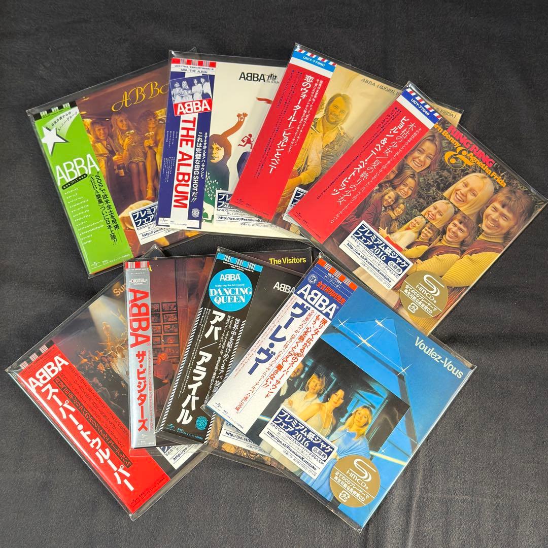ABBA 紙ジャケ 8枚 SHM Mini LP Complete Set 新品