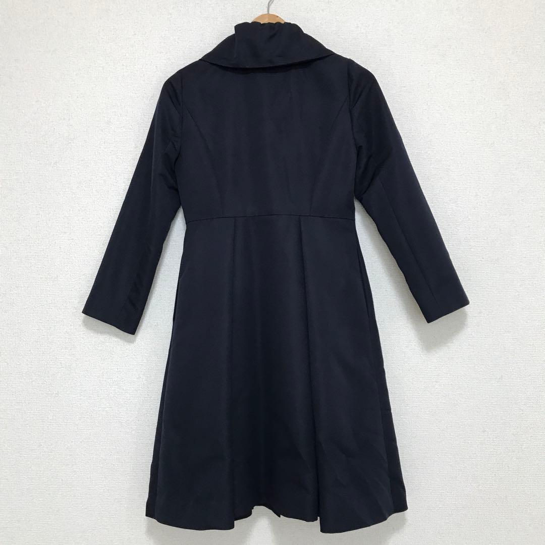 美品　M-premierBLACK フレアコート　ライトコート　サイズ32