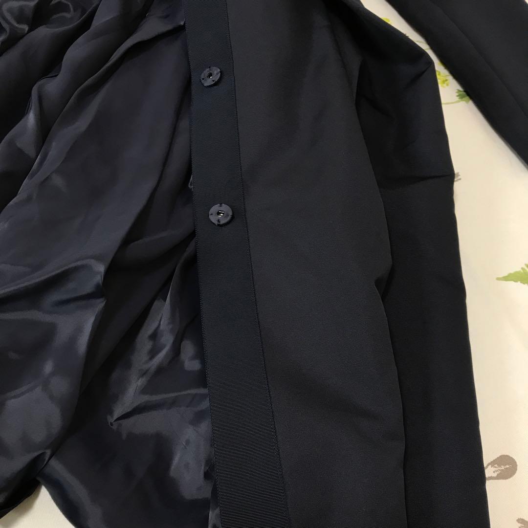 美品　M-premierBLACK フレアコート　ライトコート　サイズ32