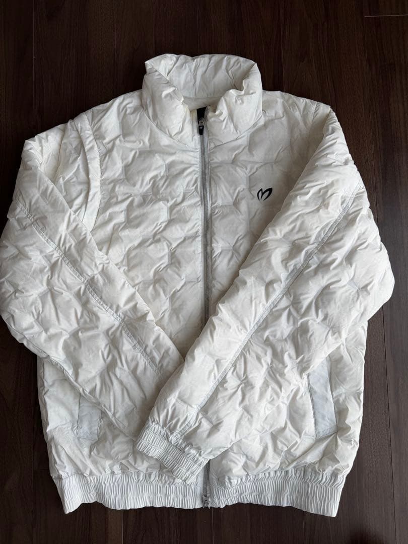 MARUI BUNNY ホワイトダウンジャケット キルティング