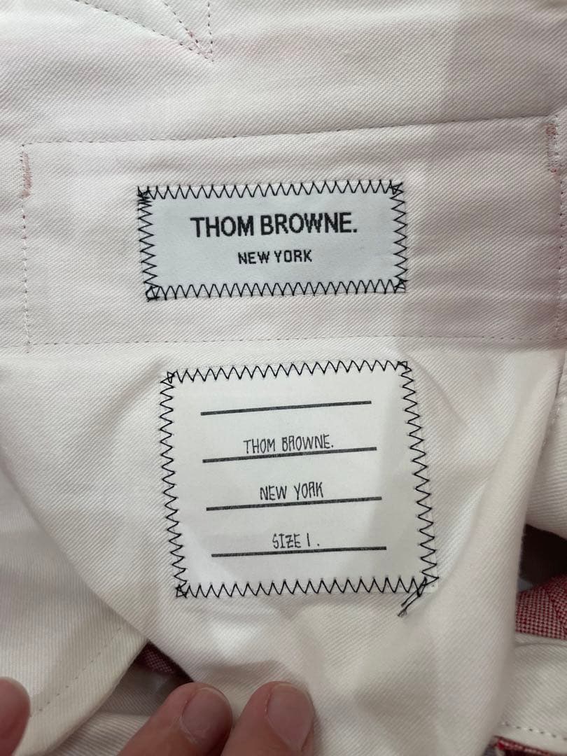 THOM BROWNEコットンスラックス　ピンク　サイズ1