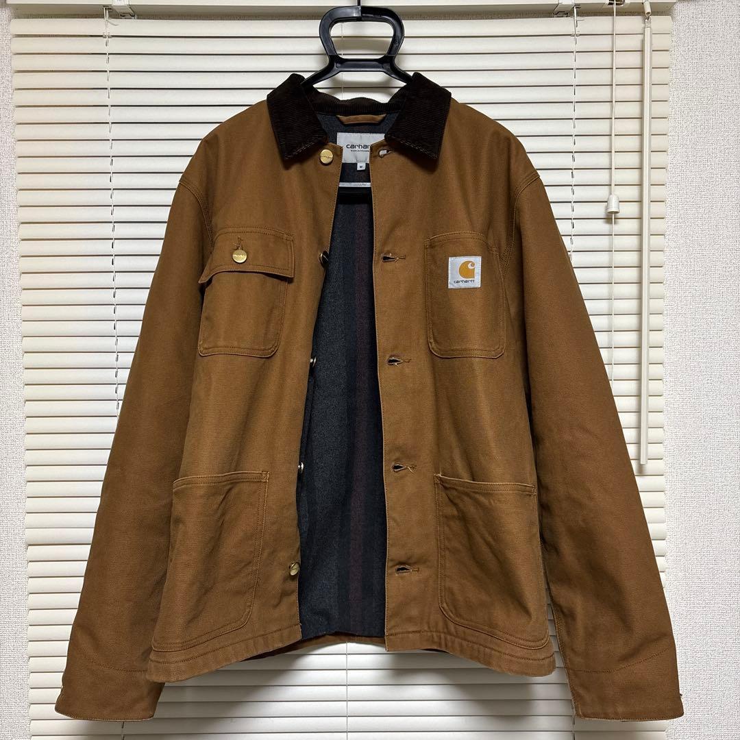 Carhartt ブラウン ミシガンコート ブランケットMサイズ カーハート