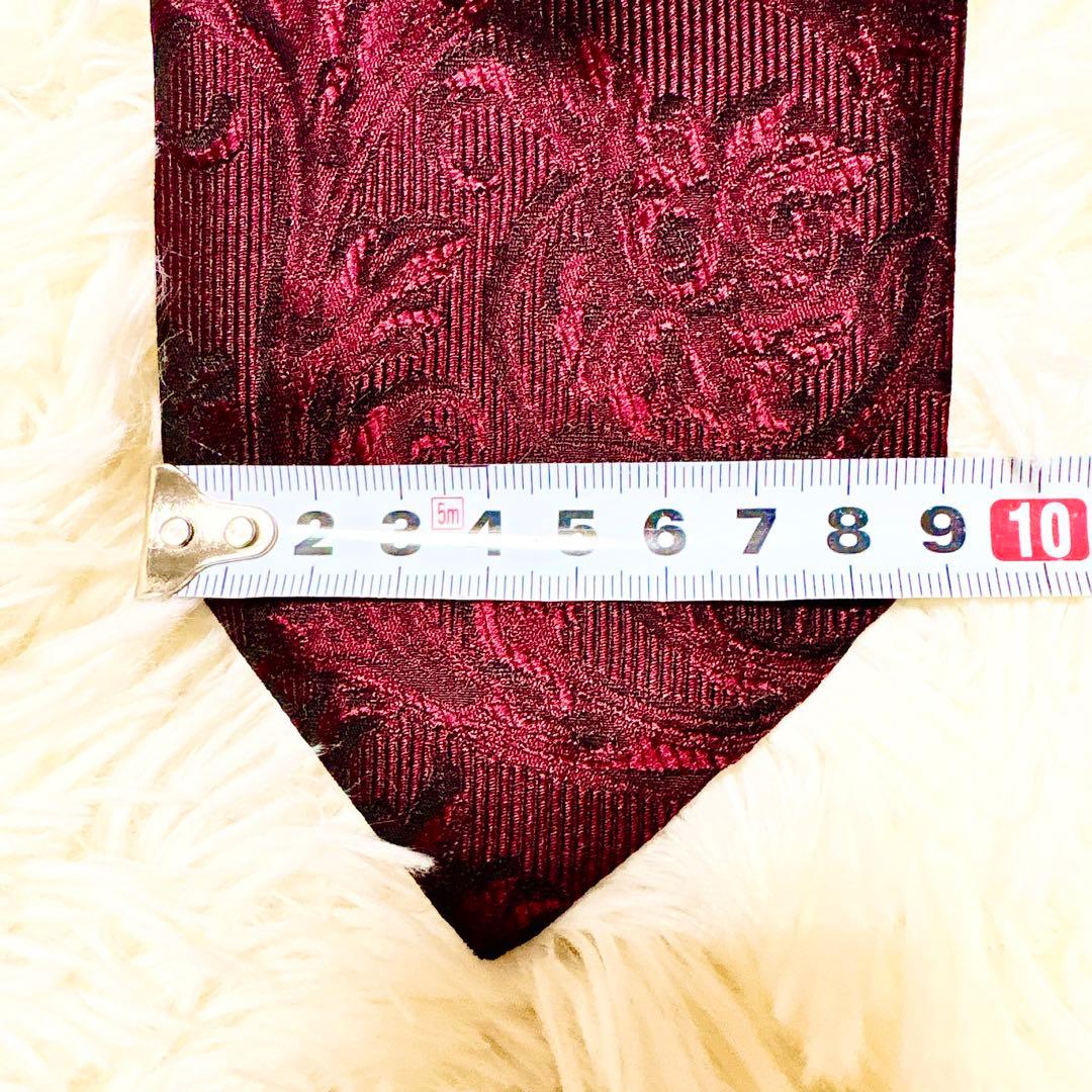 GIANNI VERSACE バーガンディ ネクタイ