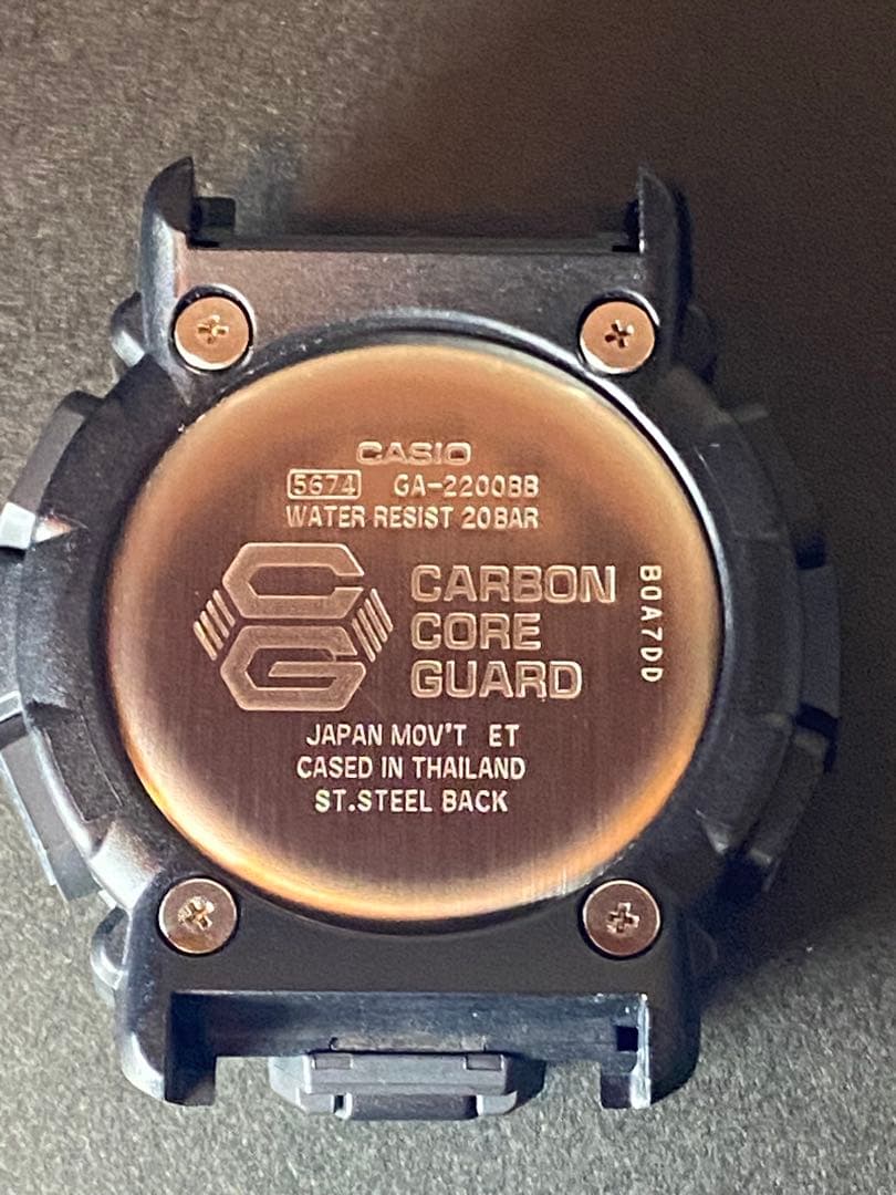 専用出品です。【 名品 ほぼ新品 】 GA-2200BB 電池新品10,000円