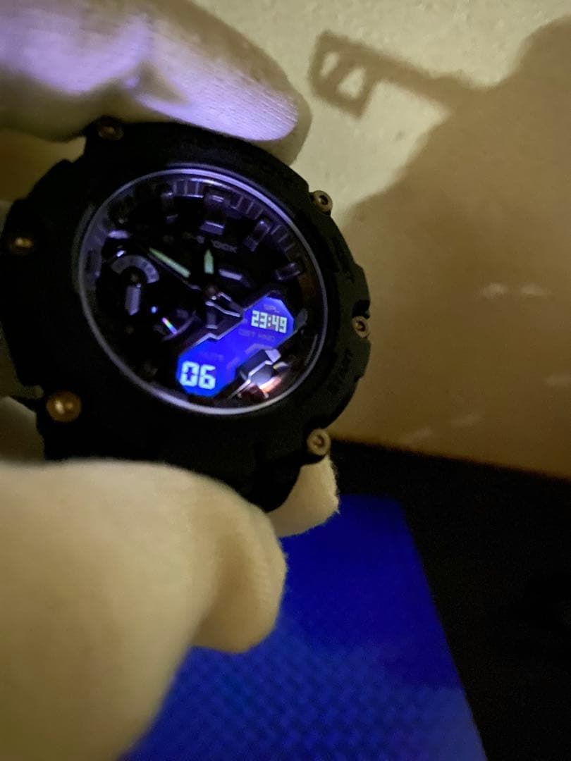 専用出品です。【 名品 ほぼ新品 】 GA-2200BB 電池新品10,000円