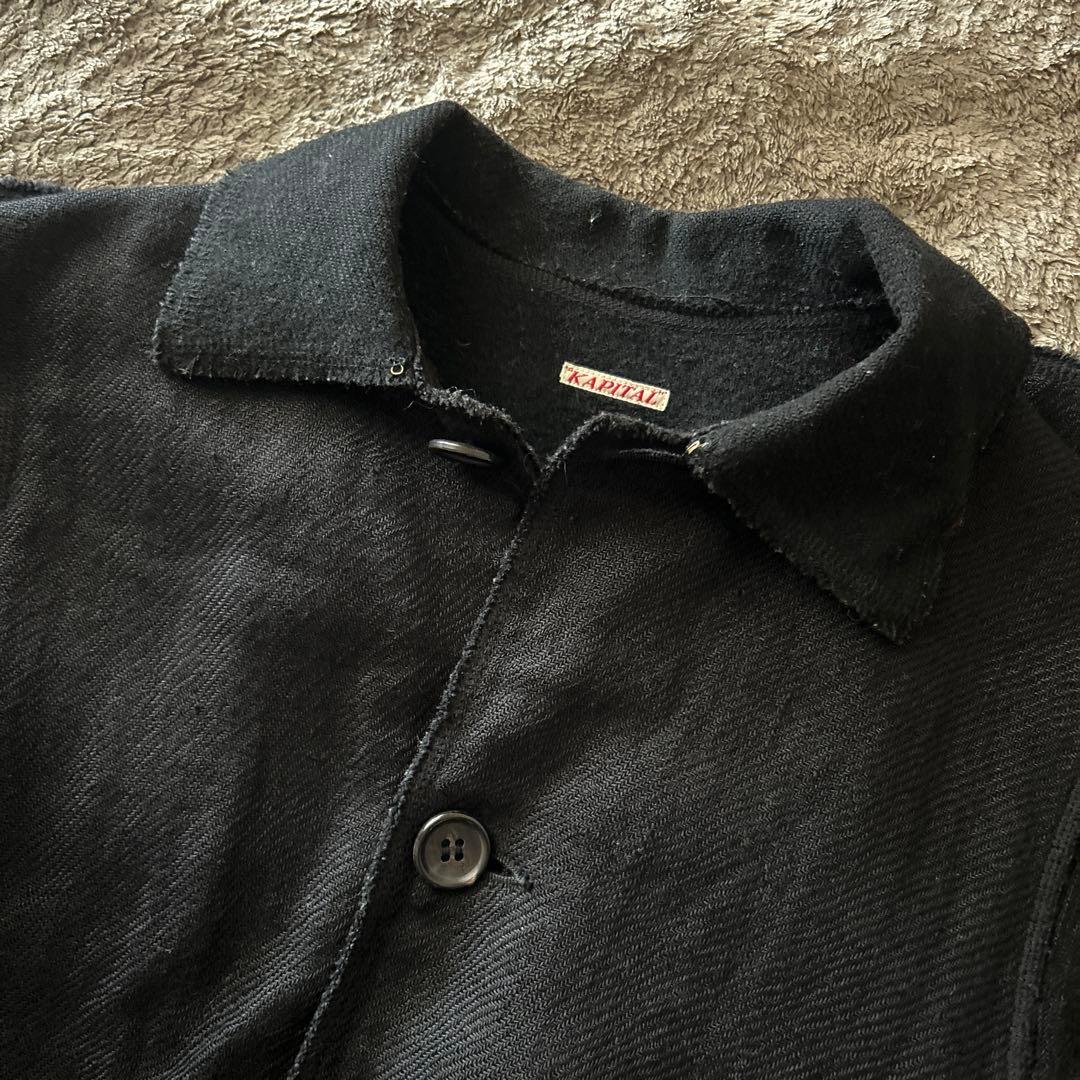 KAPITAL ウールリネンコート XS キャピタル