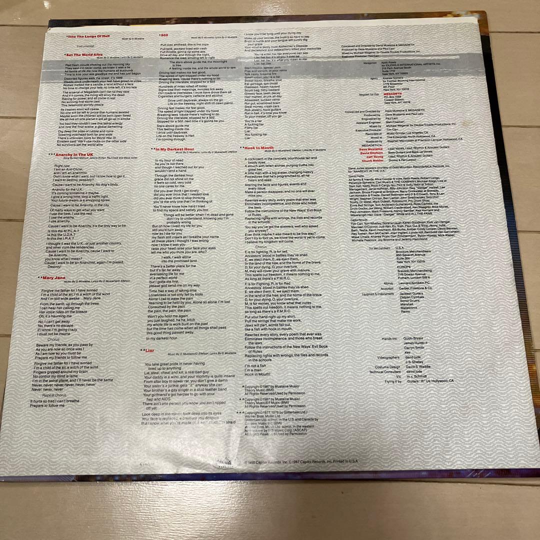 megadeth レコード