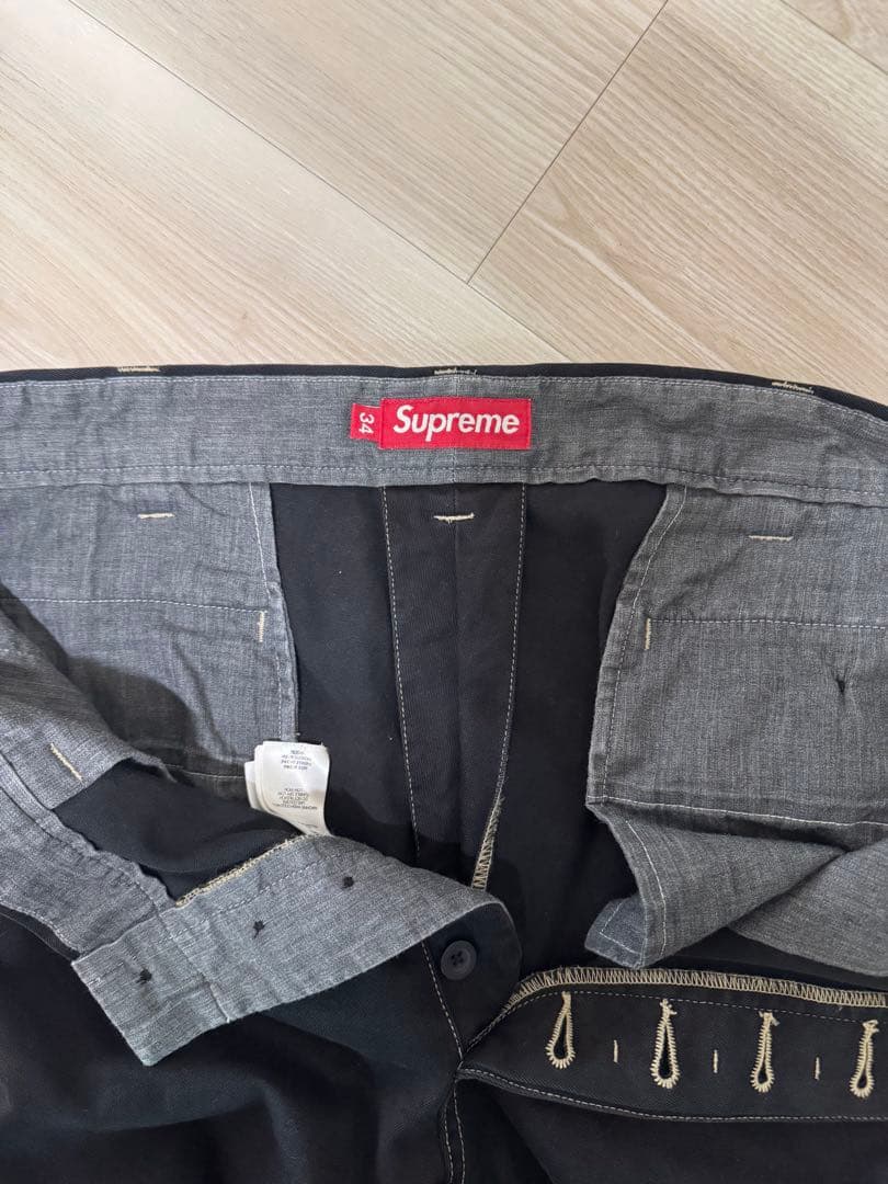 パンツ kawsupremeSupremechino pantOverdyed34