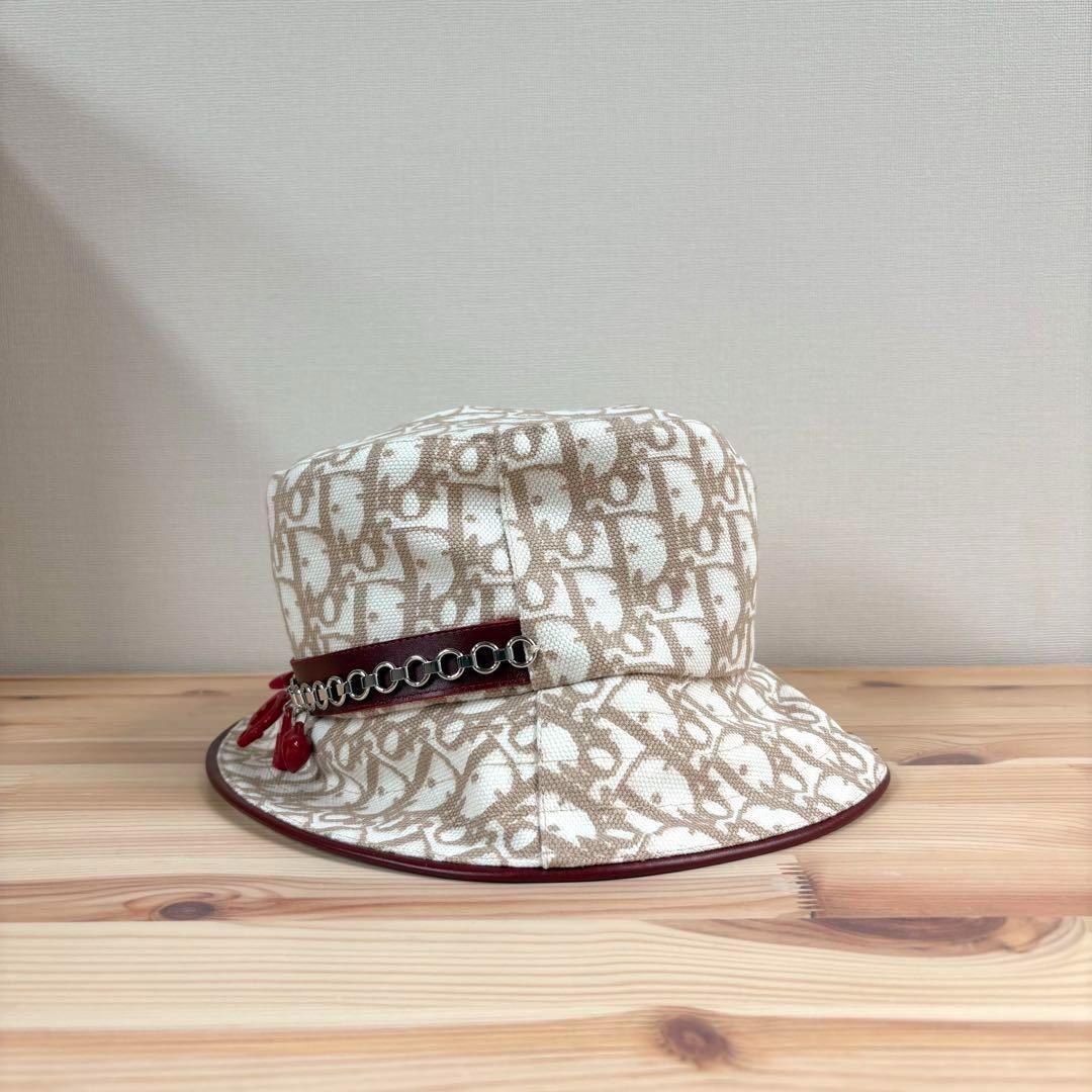 デッドストック　Christian Dior チャーム　チェーン　バケットハット