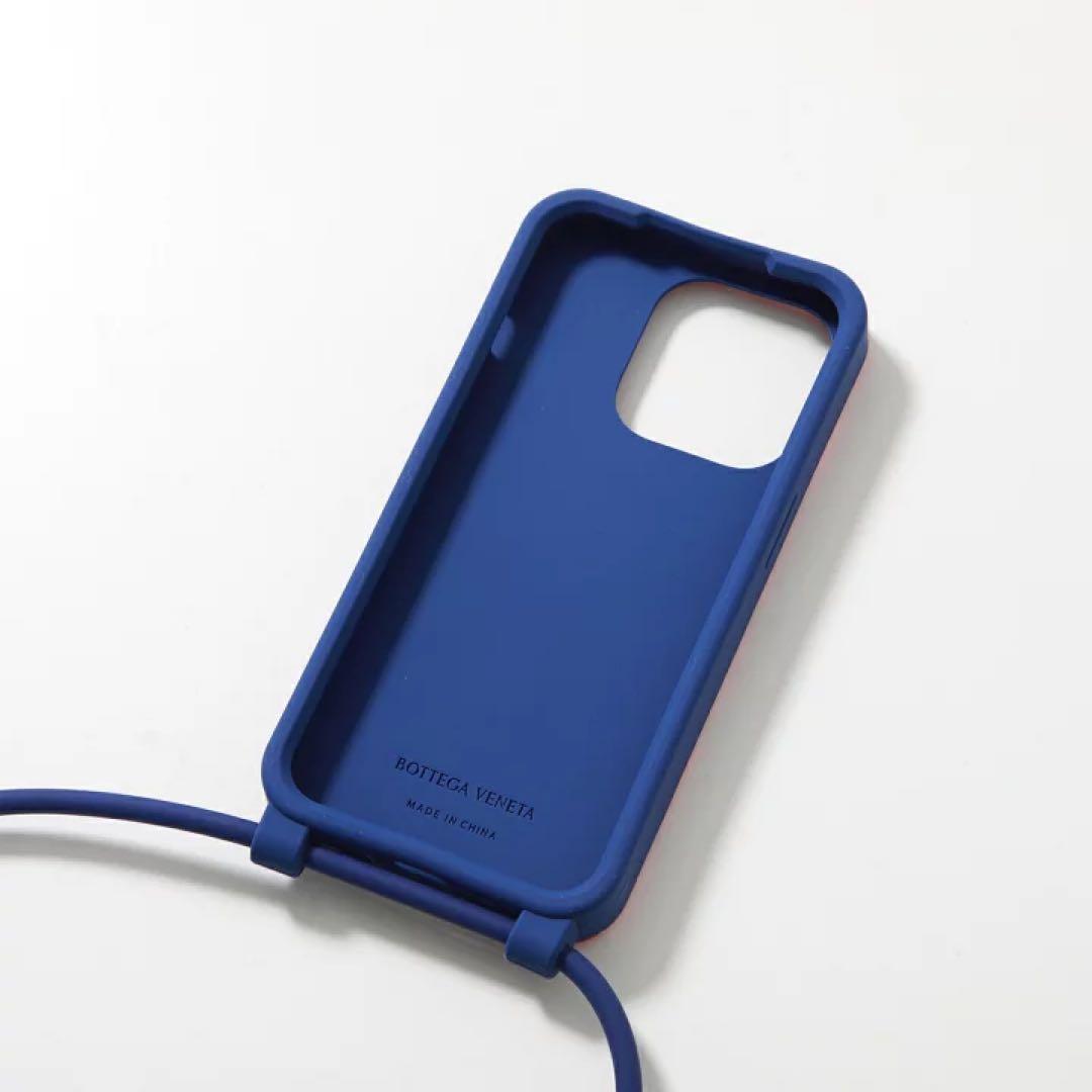 iPhone14proケース Bottega ボッテガ レッド ブルー ネイビー