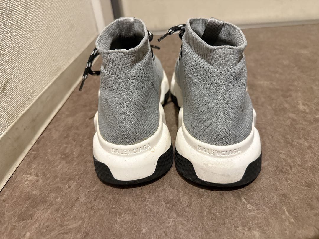 【美品】バレンシアガ　グレー ソックススニーカー 36