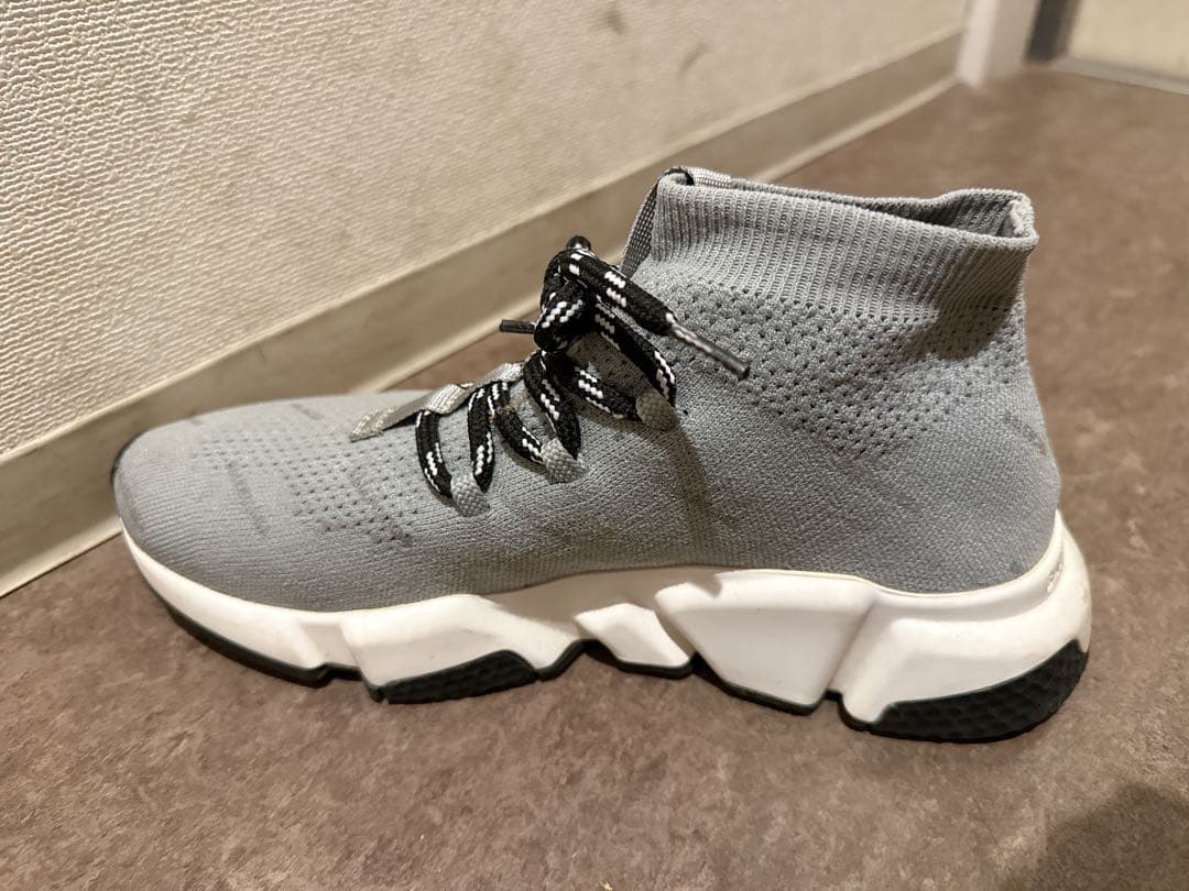 【美品】バレンシアガ　グレー ソックススニーカー 36