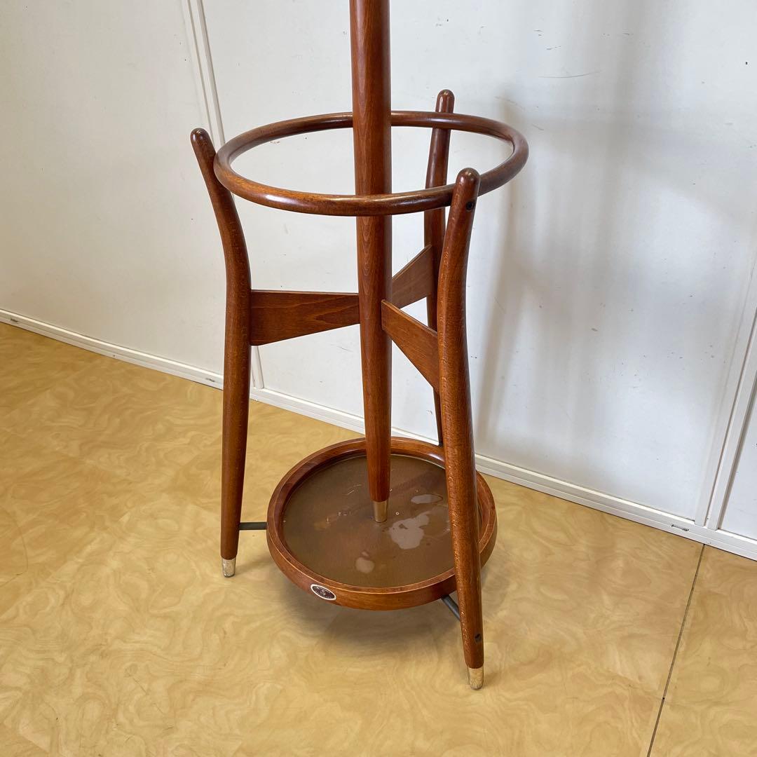 秋田木工 ポールハンガー④ コートハンガー 傘立て 洋服掛け ビンテージ